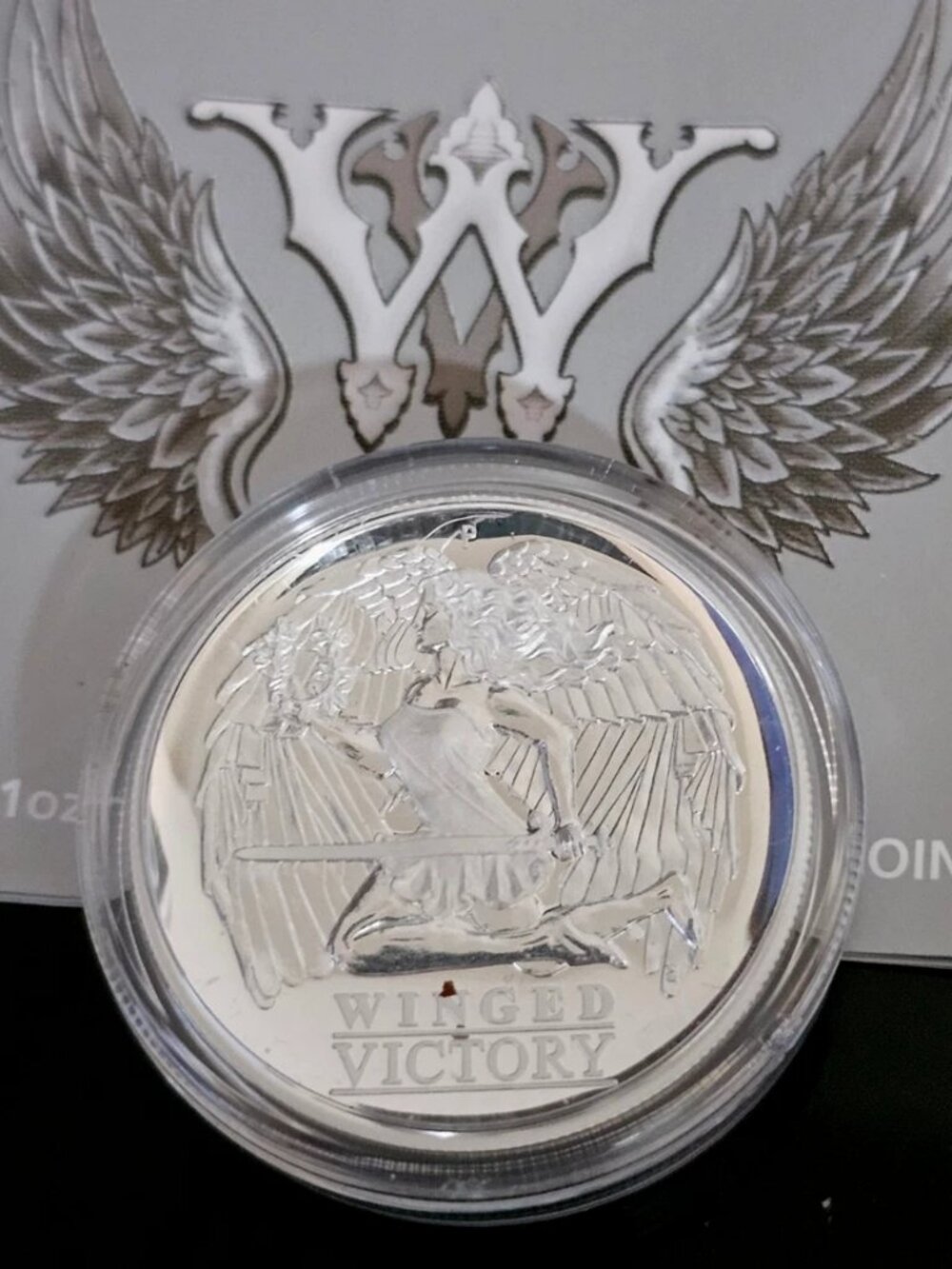 2021 Perth Mint Winged Victory 99.99 1oz Silver Prf High Relief COA only 3k made